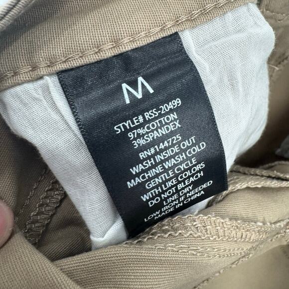 NWT American Bazi Tan Color High rise shorts - Picture 2 of 5